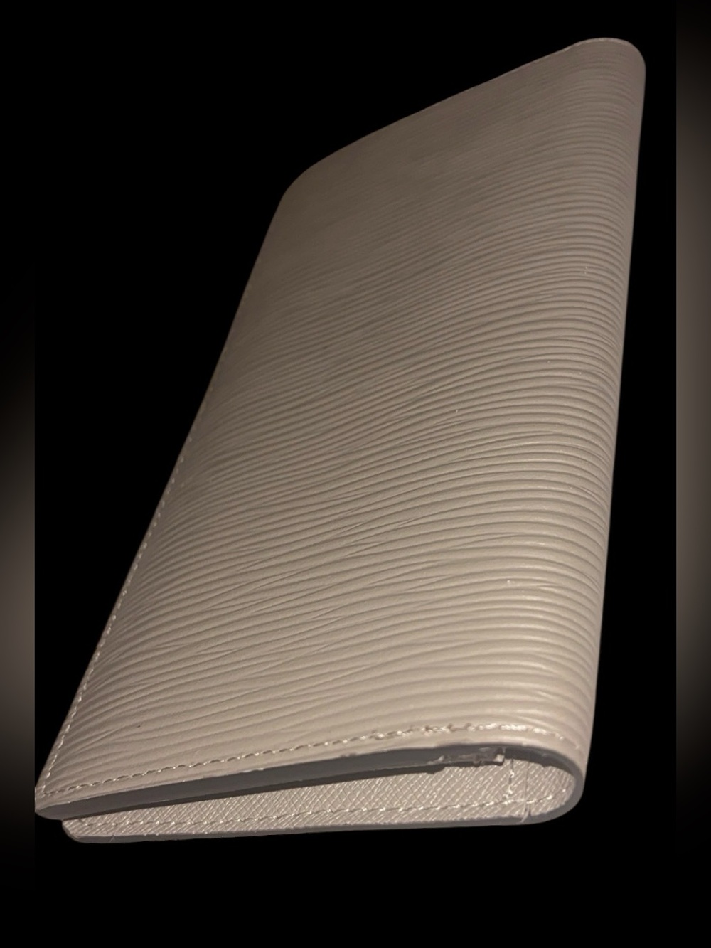 Vera Pelle Long Leather Wallet - Light Beige